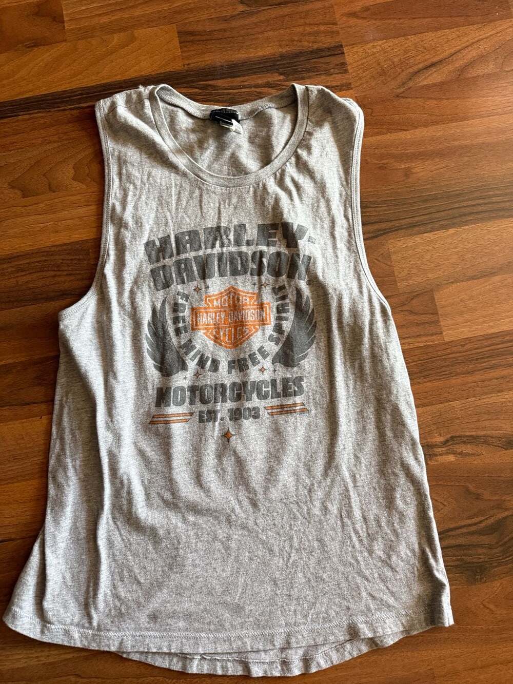 Harley-Davidson Silverton Colorado Grey Sleeveless Tank Top Size L